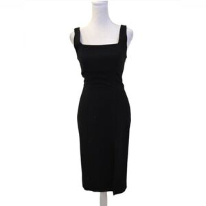 NWT Willow Little Black Midi Shift Dress Size XS